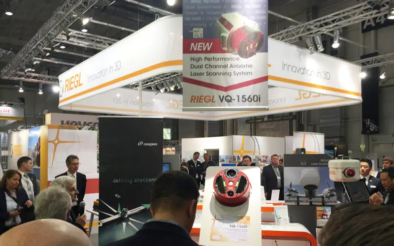 RIEGL Debuted the New miniVUX-1UAV and the New VQ-1560i at INTERGEO and Announced Launch Customers