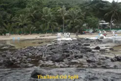 Satellite image shows Thailand’s oil spill