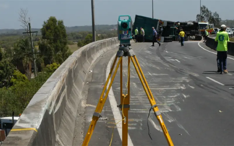 Total Station to Investigate Traffic Collision