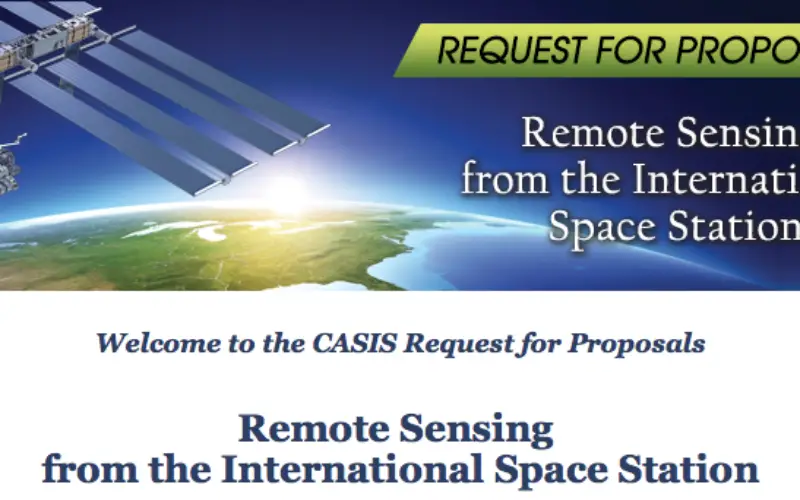 CASIS Re-Issues RFP in the field of Remote Sensing