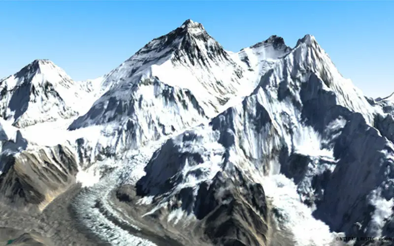 Remote Sensing Technology Reveals that Mount Everest Glaciers Has Shrunk 28% in 40 years 