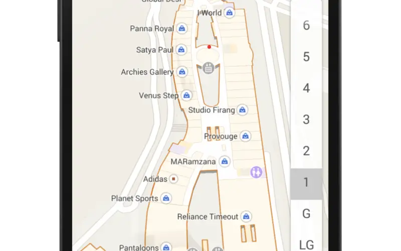 Indoor Google Maps for 75  Popular Indoor Venues