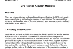 GPS Position Accuracy Measures By NovAtel
