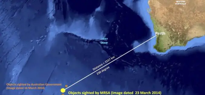 MRSA Satellite Image Analysis Show New Debris Field