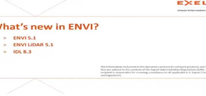 What’s New in ENVI 5.1?