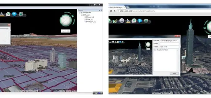 Superior 3D Map Viewing with SuperGIS 3D Earth Server Front-end Applications