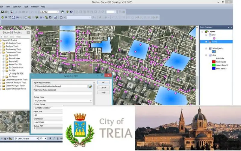 Italian Local Government Manages Urban Planning through SuperGIS Desktop