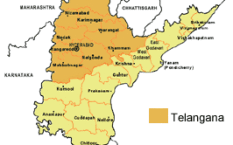 Telangana Official Map Yet to be Prepared