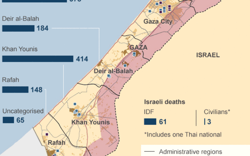 Mapping the Human Cost in Gaza