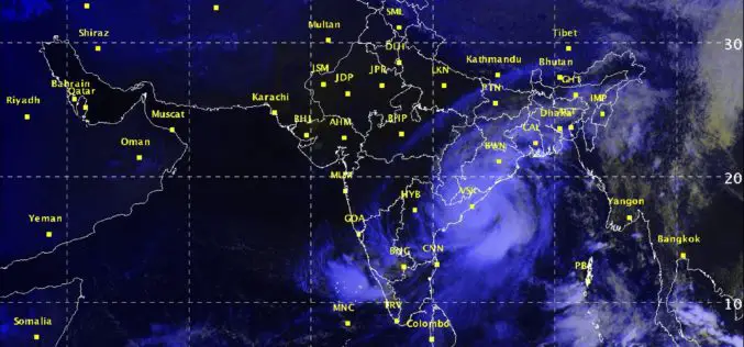 Severe Cyclonic Storm ‘HUDHUD’ over westcentral Bay of Bengal