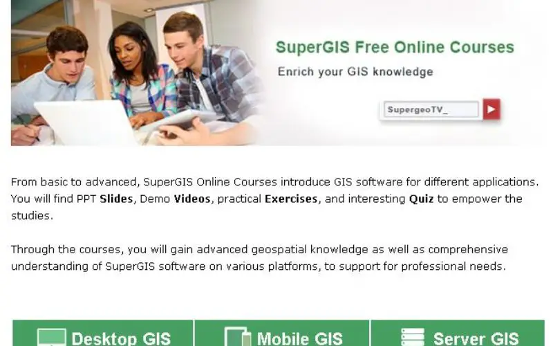 No-Cost Online GIS Courses on SupergeoTV to Enrich Geospatial Knowledge
