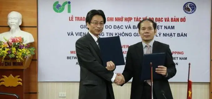 Vietnam and Japan Signed MoU to Cooperate in Geospatial Sector