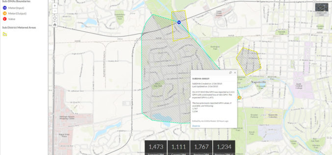 Esri Releases Nighttime Flow Analysis Solution to Identify Water Loss in Metered Service Areas