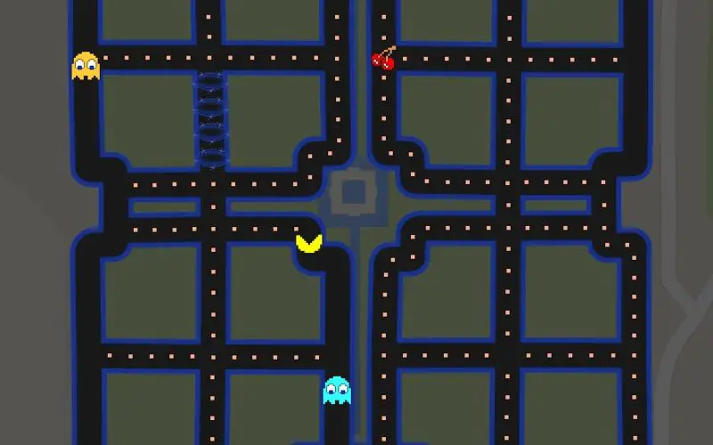 Play Pac Man with Google Maps on Your Streets