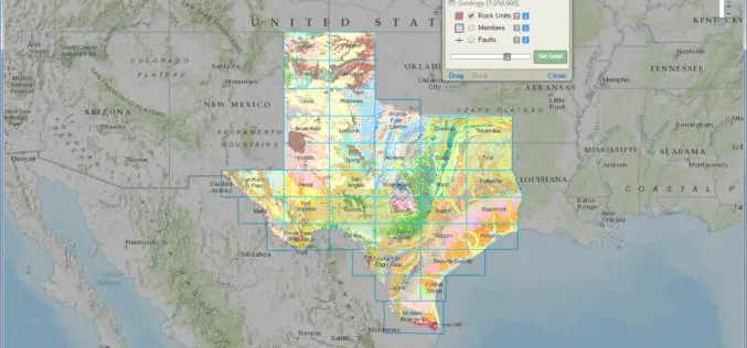 Interactive Geologic Map of Texas Now Available Online