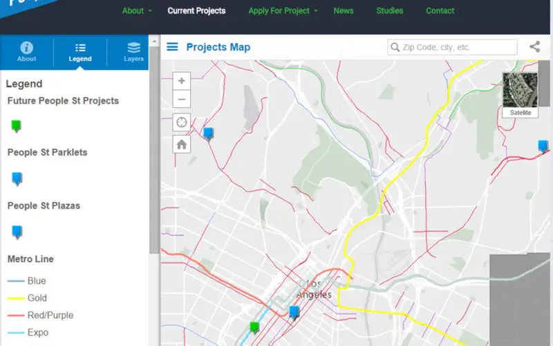 Los Angeles Department of Transportation Empowers Smart Communities with Esri Web Map