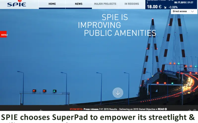 French Energy Company SPIE chooses SuperPad To Enhance Survey Efficiency