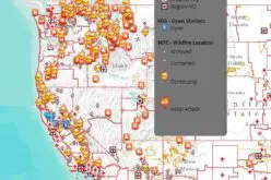 Interactive Tool to Access and Track Live, Wildfire Information