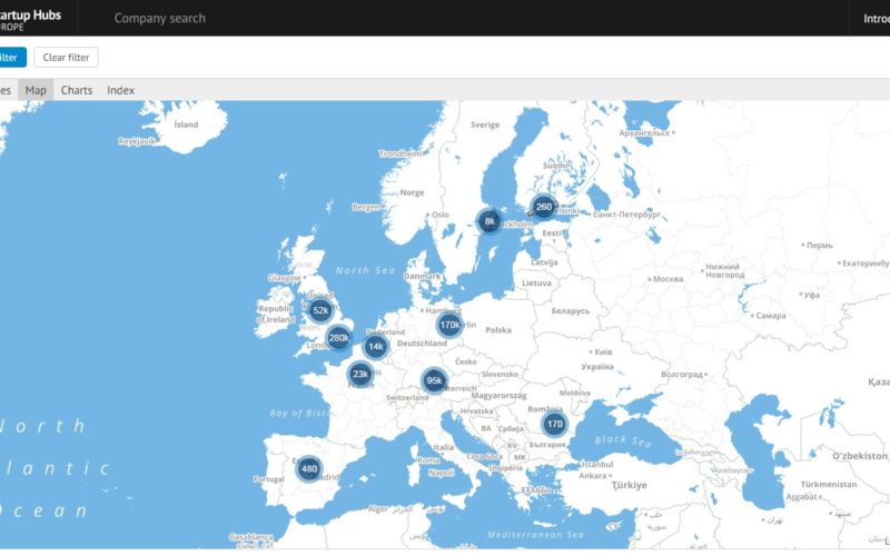 Mapping Europe’s Startup Business
