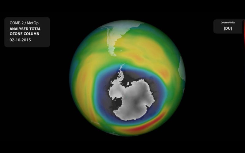 Ozone Hole Nears Record Size Again