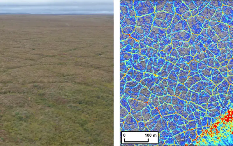 Arctic Tundra Fire Causes Widespread Permafrost Landscape Changes