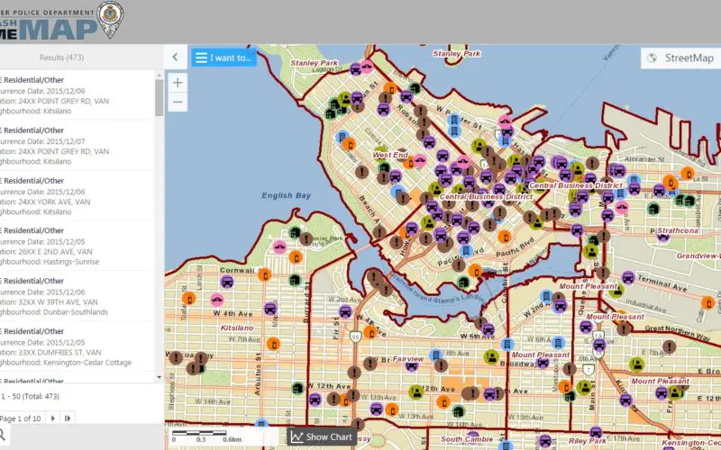 Vancouver Police Department Launch Crime Mapping Tool