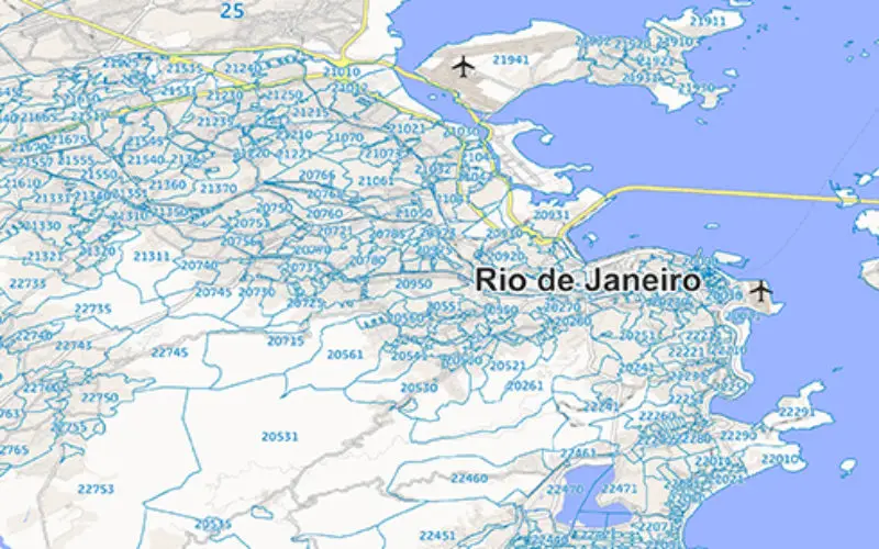 Google Map of Rio de Janeiro, Brazil - Nations Online Project