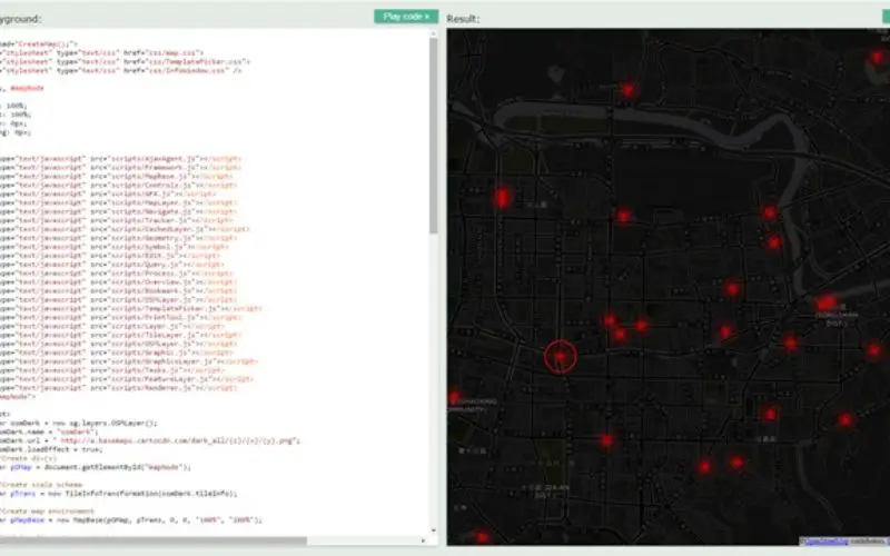 Design an Interactive Map SuperGIS Server