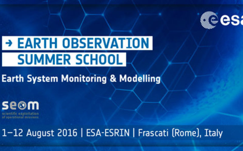2016 ESA Earth Observation Summer School