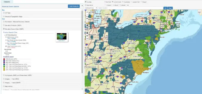 The National Map Data Download Enhancements