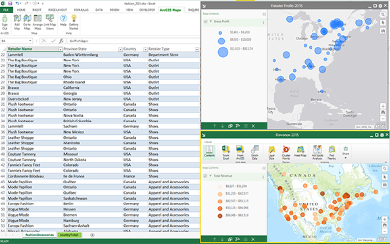 ArcGIS Maps for Office to Brings Mapping Capabilities into Microsoft Excel and Microsoft PowerPoint