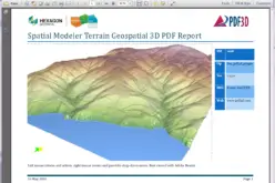 PDF3D Releases 3D Geospatial PDF Plugin for ERDAS IMAGINE at HxGN Live