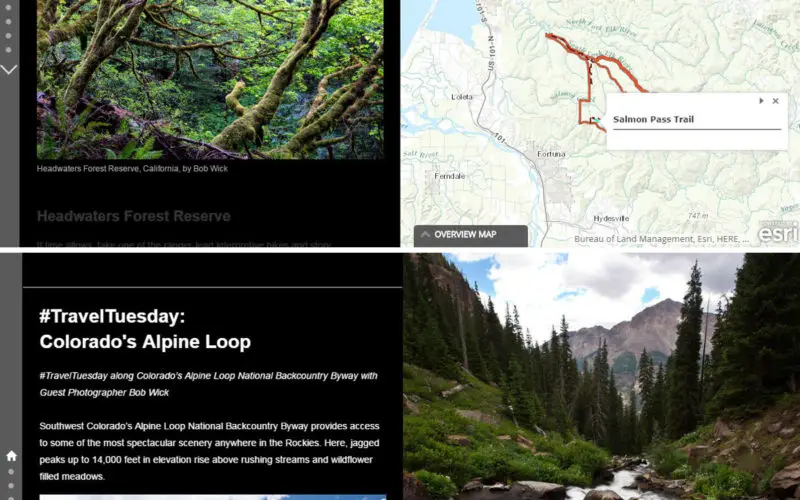 The Bureau of Land Management Uses Esri Story Maps to Encourage Public Land Exploration