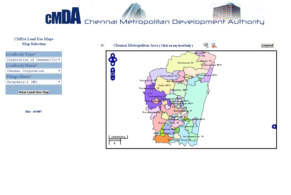 Chennai Metropolitan Development Authority web portal-Geospatial Buzz in Chennai: to Fight Crime and Criminal and to Map Public Utilities