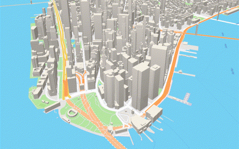 Mapbox Added 3D features in Mapbox GL JS