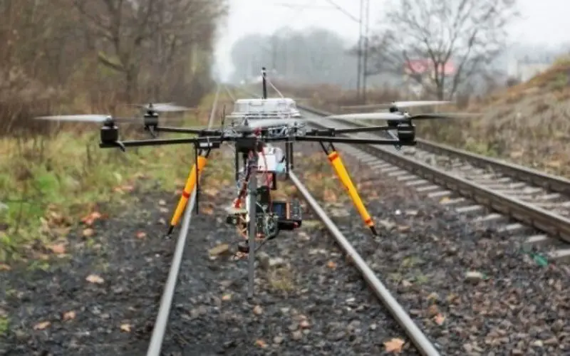 Union Railway Ministry Using Drones to Monitor Rail Project in Mumbai