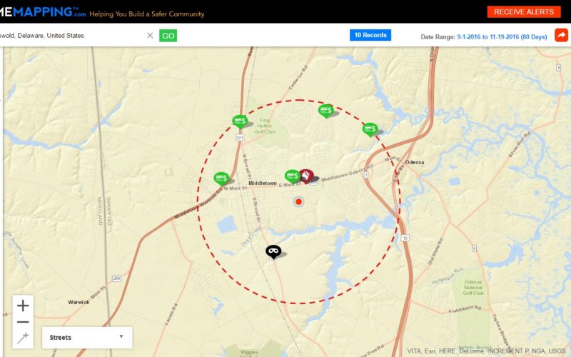Delaware State Police Announces Crime Mapping Website