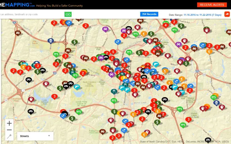 Raleigh Police Department Launches Crime Mapping Tool