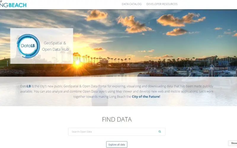 City of Long Beach Launched GeoSpatial & Open Data Portal
