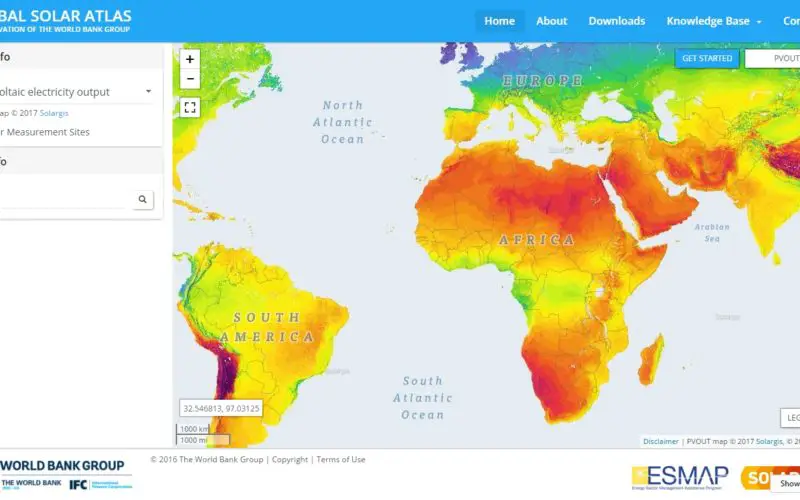 New World Bank Tool Helps Map Solar Potential