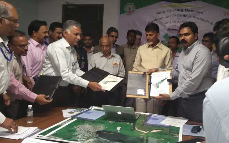 ISRO signs Three MoUs with Government of Andhra Pradesh for use of Geospatial Technology