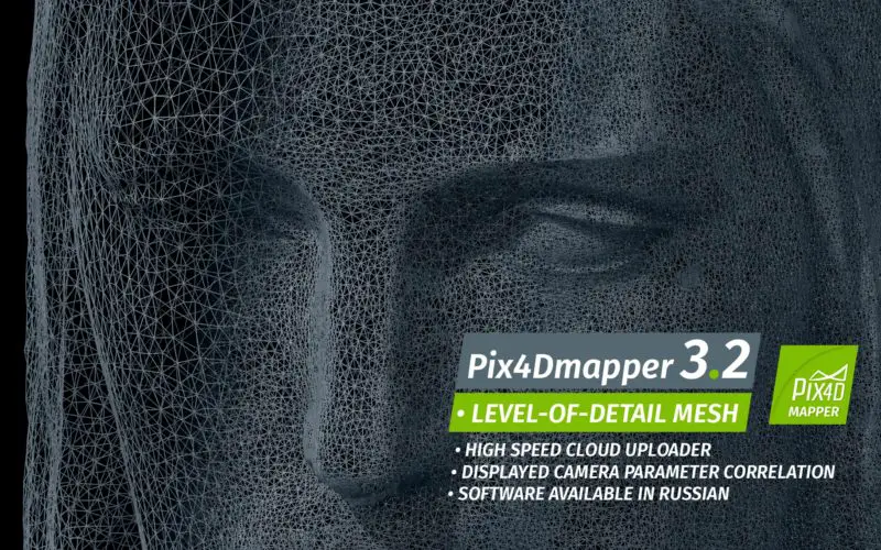 Pix4Dmapper 3.2 Now Generates Tiled Level-of-Detail (LoD) Mesh
