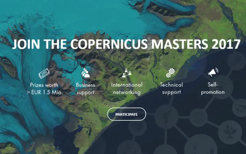 The Copernicus Masters Competition Countdown is On! Sign Up by 30 June