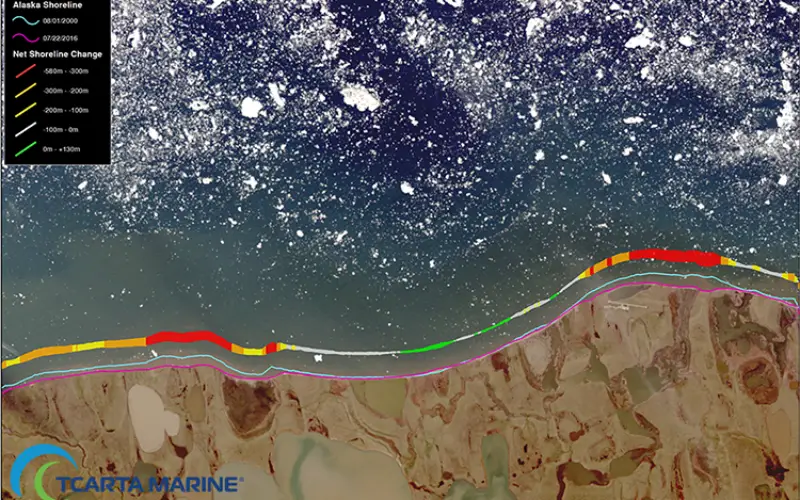 TCarta Marine Changes the Way Dynamic Environments are Managed and Monitored with Introduction of Vector Shorelines