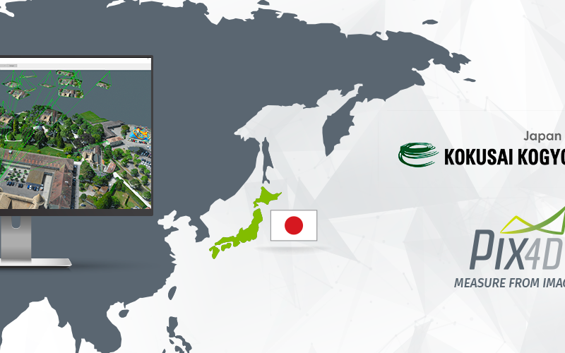 Pix4D Partners with Kokusai Kogyo in Japan to Deliver a 3D Geospatial Analysis Cloud Service