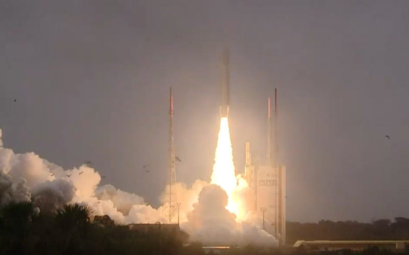 Ariane-5 Launches Four Galileo Satellites in Earth Orbit