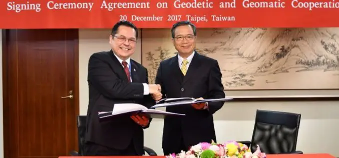 Taiwan and Indonesia Signed Pact on Cooperation in Geodesy and Geomatics
