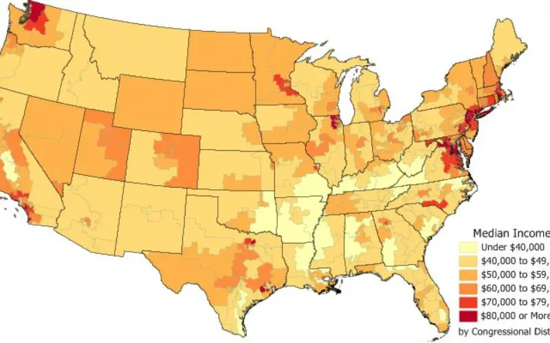 115th Congressional Districts with 2010 Census Data and 2016 ACS Data for Use with Maptitude