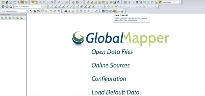 Update to Global Mapper Now Available with New Coffee-Making Toolbar