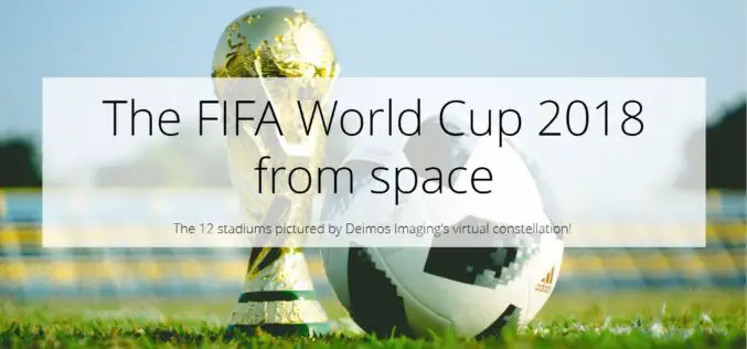Construction of the FIFA World Cup Stadiums From Space